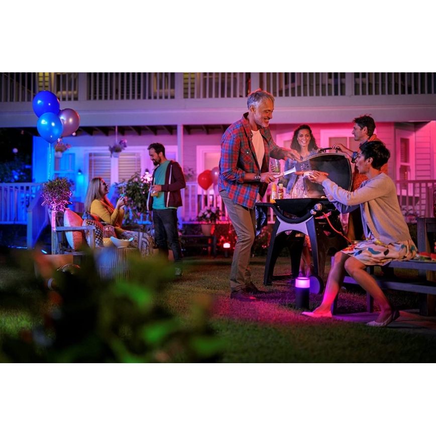 Philips - Laajennussarja LED RGB ulko kohdevalo Hue LILY LED/8W/230V IP65