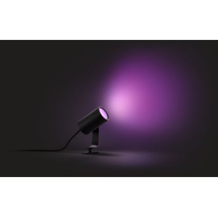 Philips - LED RGB Ulkovalaisin Hue LILY LED/8W/230V IP65