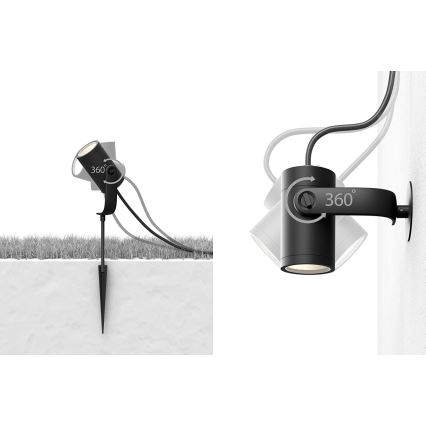 Philips - LED RGB Ulkovalaisin Hue LILY LED/8W/230V IP65