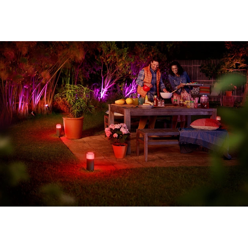 Philips - LED RGB Ulkovalaisin Hue LILY LED/8W/230V IP65