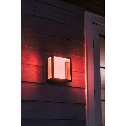 Philips - LED RGBW Himmennettävä ulkoseinävalaisin Hue IMPRESS 2xLED/8W/230V IP44