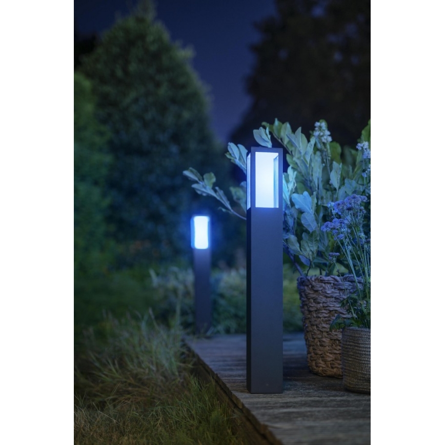 Philips - LED-RGB-ulkovalaisin Hue IMPRESS 2xLED/8W/230V IP44