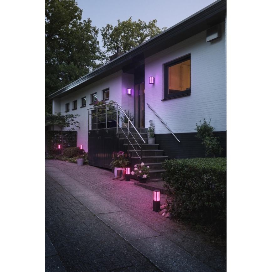 Philips - LED-RGB-ulkovalaisin Hue IMPRESS 2xLED/8W/230V IP44