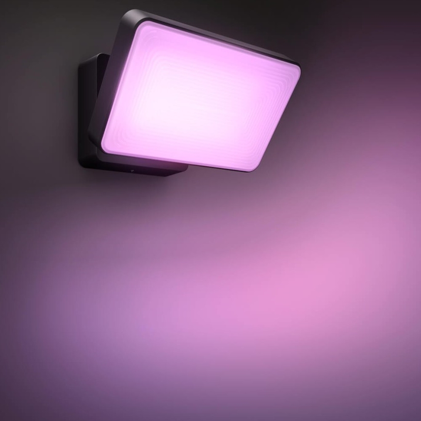 Philips - LED RGBW Himmennettävä ulko reflektor Hue DISCOVER 2xLED/15W/230V 2000-6500K IP44