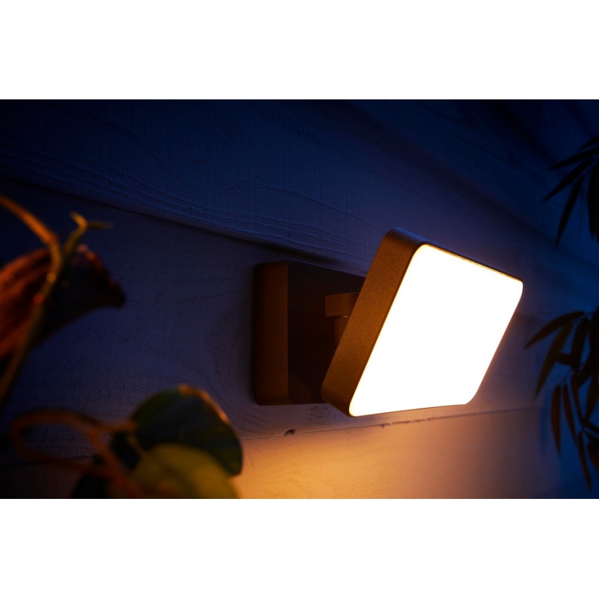 Philips - LED RGBW Himmennettävä ulko reflektor Hue DISCOVER 2xLED/15W/230V 2000-6500K IP44