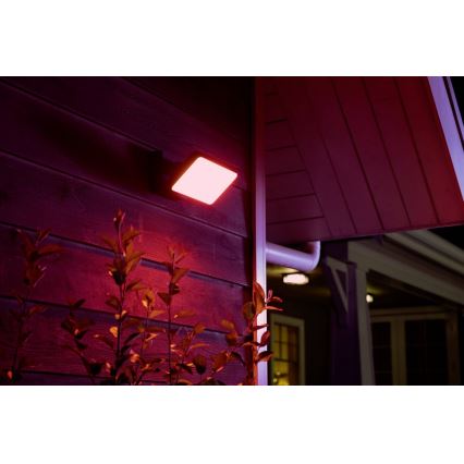 Philips - LED RGBW Himmennettävä ulko reflektor Hue DISCOVER 2xLED/15W/230V 2000-6500K IP44