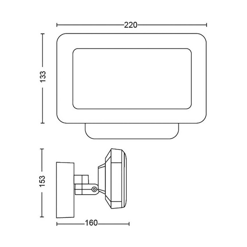 Philips - LED RGBW Himmennettävä ulko reflektor Hue DISCOVER 2xLED/15W/230V 2000-6500K IP44