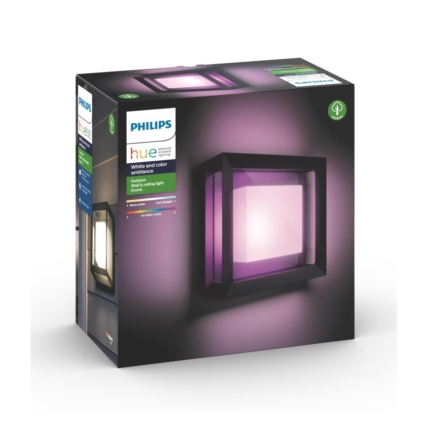 Philips - LED RGBW Himmennettävä ulkoseinävalaisin Hue ECONIC LED/15W/230V 2000-6500K IP44