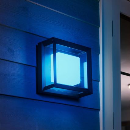 Philips - LED RGBW Himmennettävä ulkoseinävalaisin Hue ECONIC LED/15W/230V 2000-6500K IP44