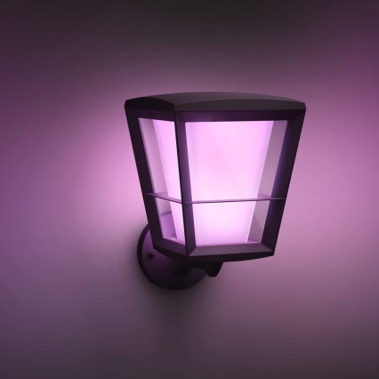 Philips - LED RGBW Himmennettävä ulkoseinävalaisin Hue ECONIC LED/15W/230V IP44