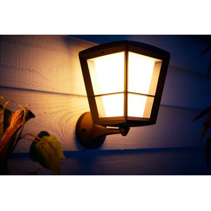 Philips - LED RGBW Himmennettävä ulkoseinävalaisin Hue ECONIC LED/15W/230V IP44