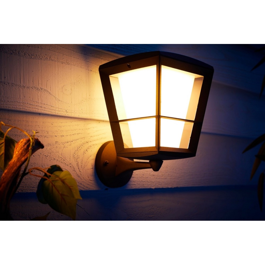 Philips - LED RGBW Himmennettävä ulkoseinävalaisin Hue ECONIC LED/15W/230V IP44