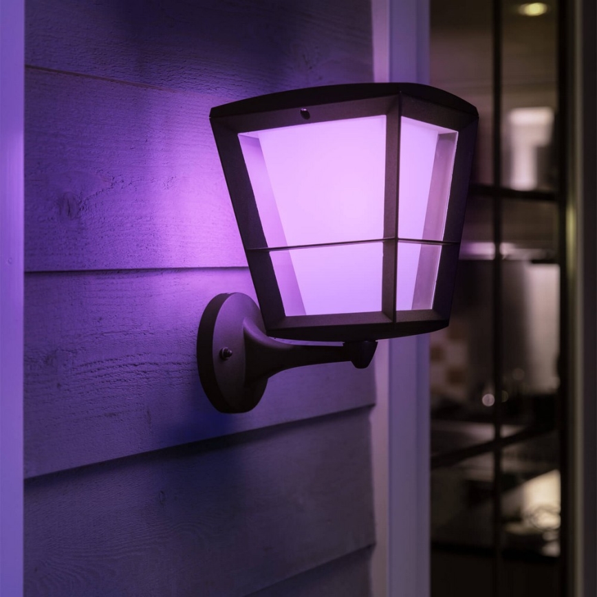 Philips - LED RGBW Himmennettävä ulkoseinävalaisin Hue ECONIC LED/15W/230V IP44