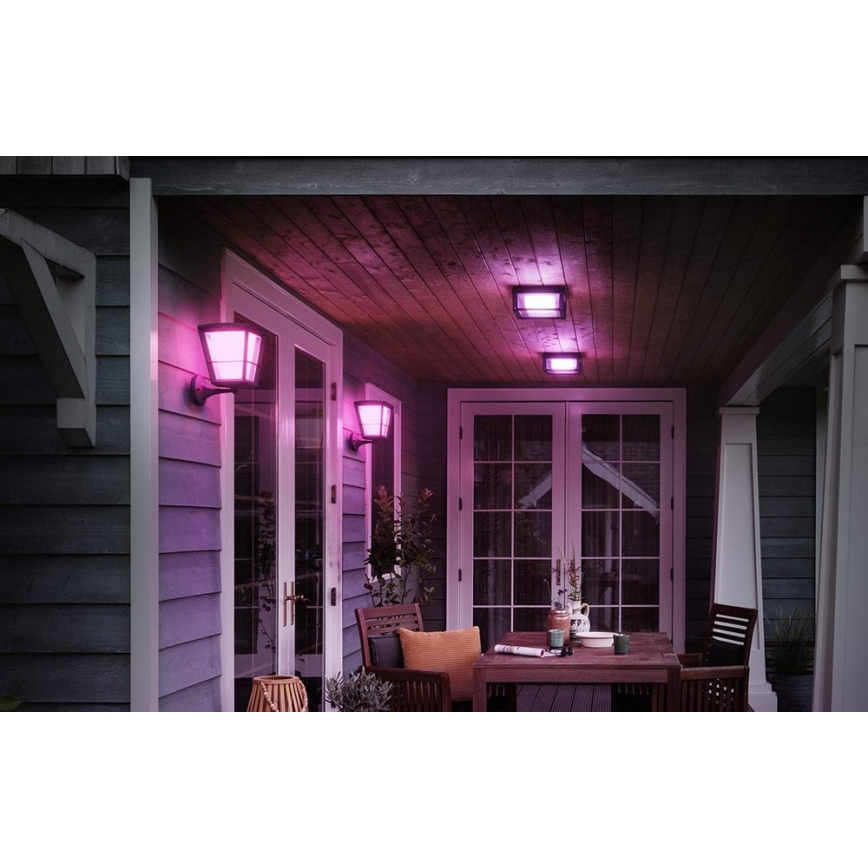 Philips - LED RGBW Himmennettävä ulkoseinävalaisin Hue ECONIC LED/15W/230V IP44
