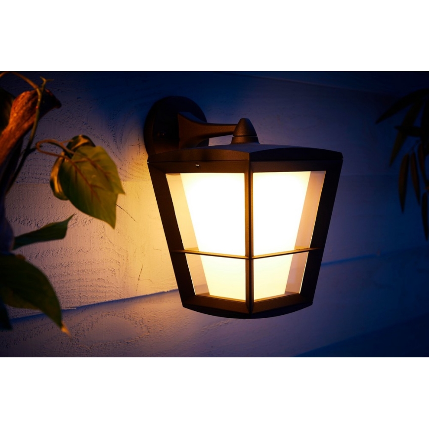 Philips - LED RGBW Himmennettävä ulkoseinävalaisin Hue ECONIC LED/15W/230V 2000-6500K IP44