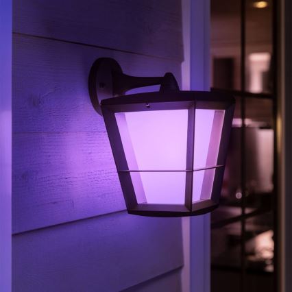 Philips - LED RGBW Himmennettävä ulkoseinävalaisin Hue ECONIC LED/15W/230V 2000-6500K IP44