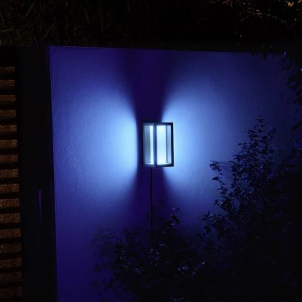Philips - LED RGBW Himmennettävä ulkoseinävalaisin Hue IMPRESS 2xLED/8W/24V 2000-6500K IP44