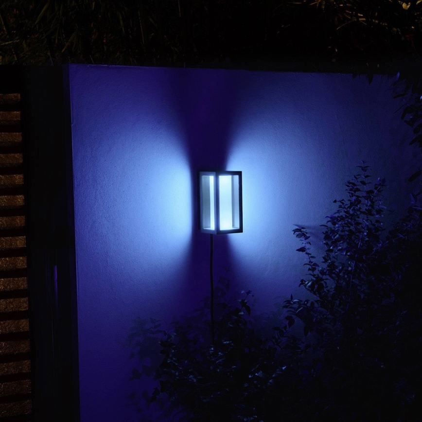 Philips - LED RGBW Himmennettävä ulkoseinävalaisin Hue IMPRESS 2xLED/8W/24V 2000-6500K IP44