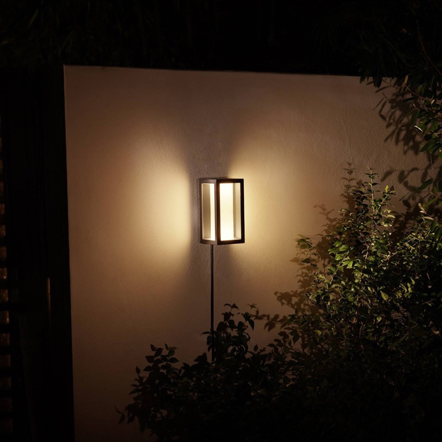 Philips - LED RGBW Himmennettävä ulkoseinävalaisin Hue IMPRESS 2xLED/8W/24V 2000-6500K IP44
