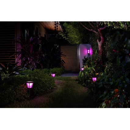 Philips - LED RGBW Himmennettävä ulkoseinävalaisin Hue IMPRESS 2xLED/8W/24V 2000-6500K IP44