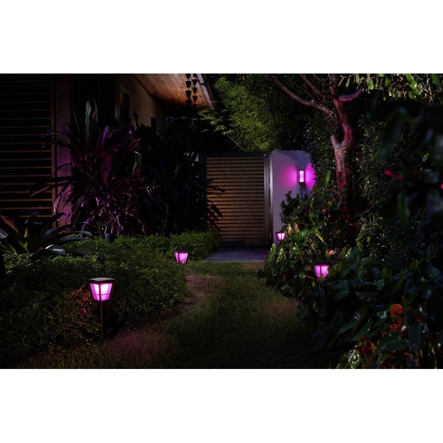 Philips - LED RGBW Himmennettävä ulkoseinävalaisin Hue IMPRESS 2xLED/8W/24V 2000-6500K IP44