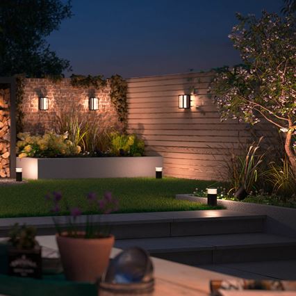Philips - LED RGBW Himmennettävä ulkoseinävalaisin Hue IMPRESS 2xLED/8W/24V 2000-6500K IP44