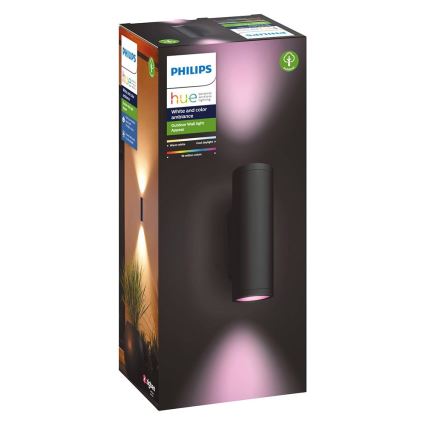 Philips - LED RGB Ulkovalo Hue APPEAR 2xLED/8W/230V IP44