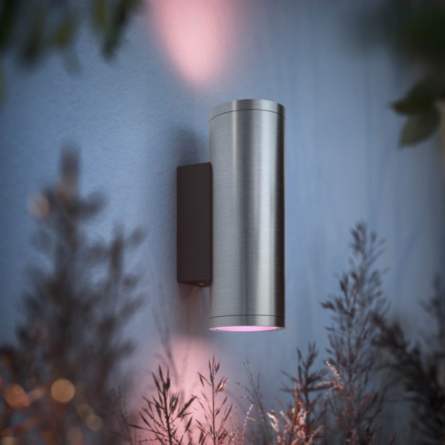 Philips - LED RGBW Himmennettävä ulkoseinävalaisin Hue APPEAR 2xLED/8W/230V IP44