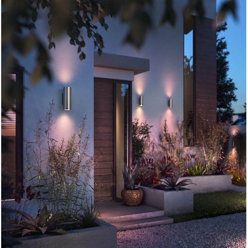 Philips - LED RGBW Himmennettävä ulkoseinävalaisin Hue APPEAR 2xLED/8W/230V IP44