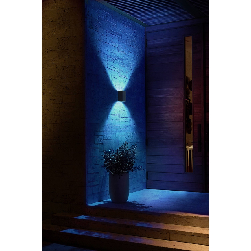 Philips - LED RGBW Himmennettävä ulkoseinävalaisin Hue RESONATE 2xLED/8W/230V 2000-6500K IP44