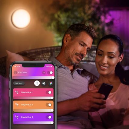 Philips - LED RGBW Himmennettävä ulkoseinävalaisin Hue DAYLO LED/15W/230V 2000-6500K IP44