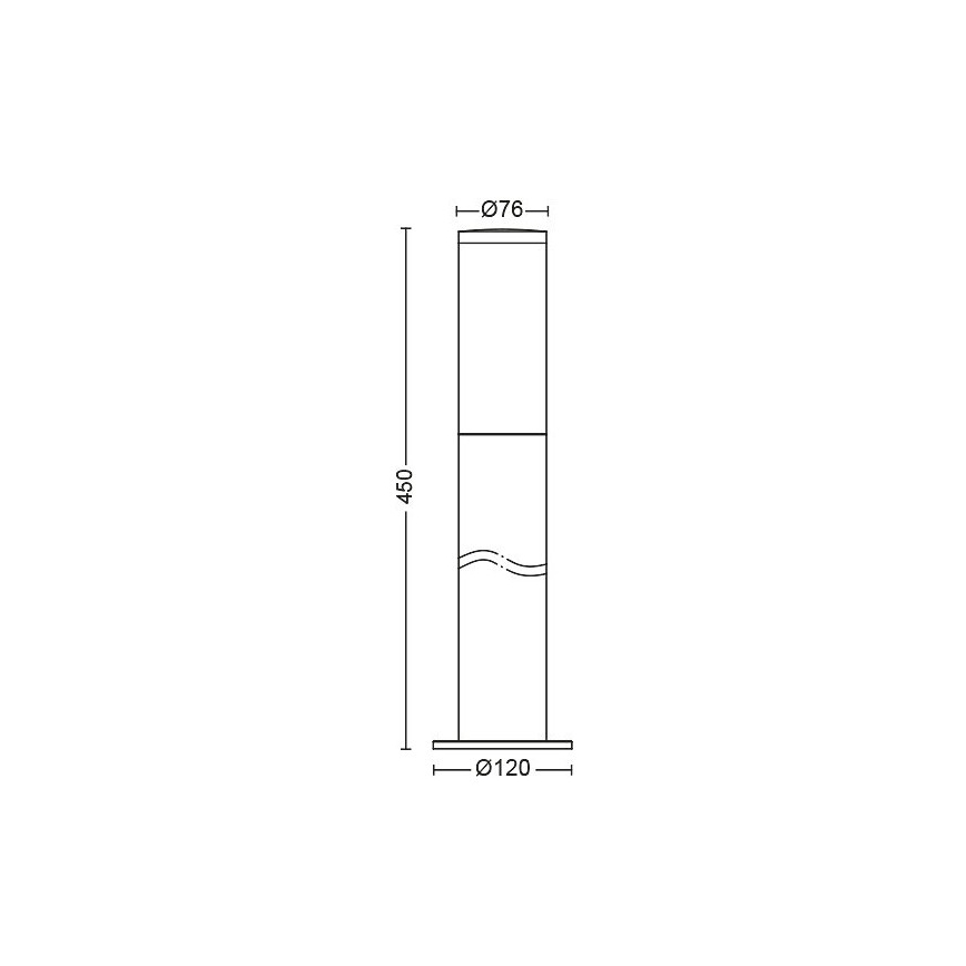 Philips - Ulkovalaisin 1xE27 / 20W / 230V IP44 45 cm