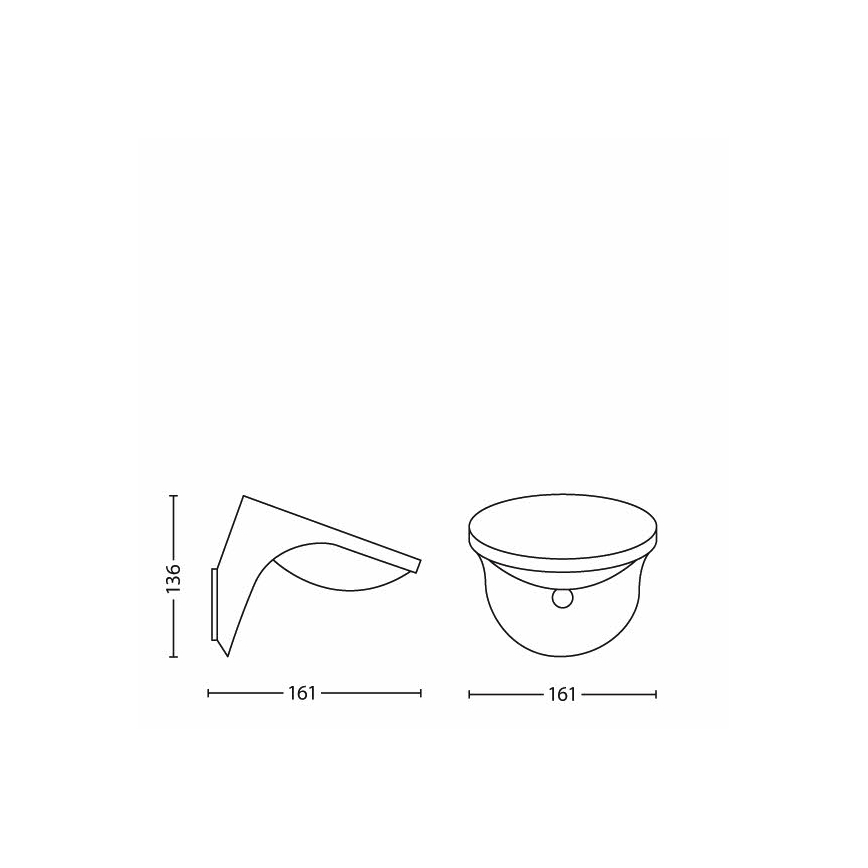 Philips 17808/87/16 - LED Aurinkokennovalaisin liike- ja hämärätunnistimella MYGARDEN DUSK 1xLED/1W/3,7V 2200 mAh IP44