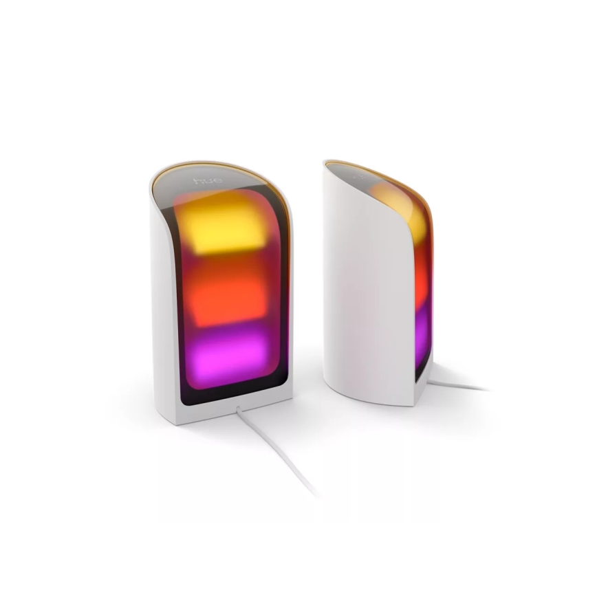 Philips - 2 kpl setti: LED RGBW himmennettävät Hue PLAY -projektivalaisimet, LED/20W/230V, 2000–6500K, valkoinen
