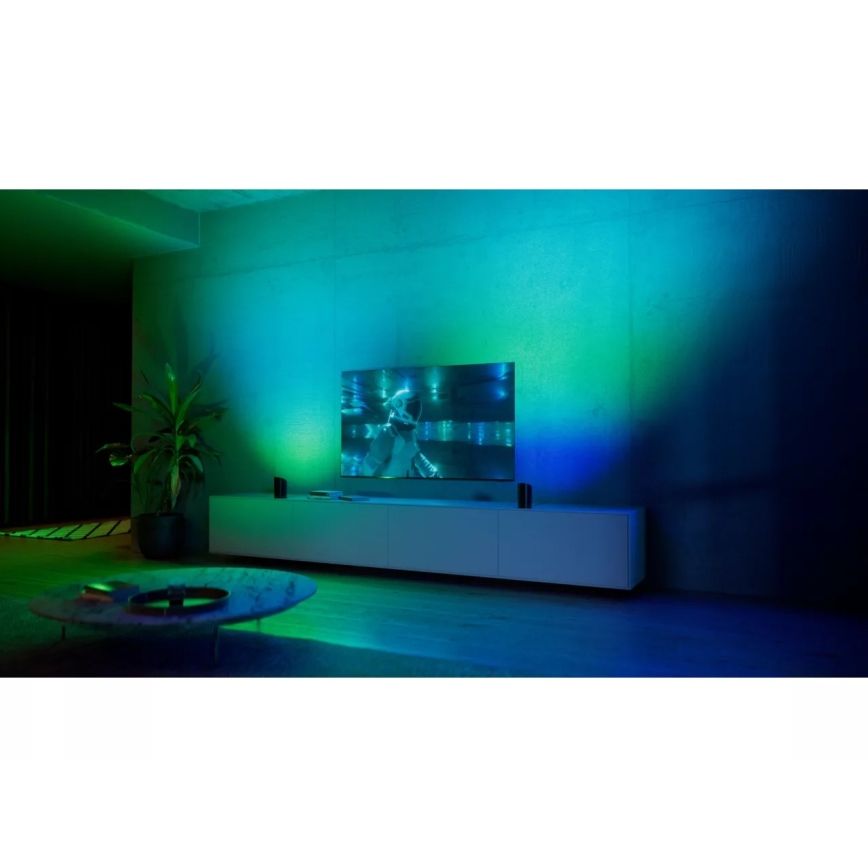 Philips – 2 kpl setti RGBW-himmennettävät Hue PLAY -projektivalaisimet, LED/20W/230V, 2000–6500K, musta