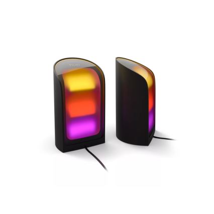 Philips – 2 kpl setti RGBW-himmennettävät Hue PLAY -projektivalaisimet, LED/20W/230V, 2000–6500K, musta