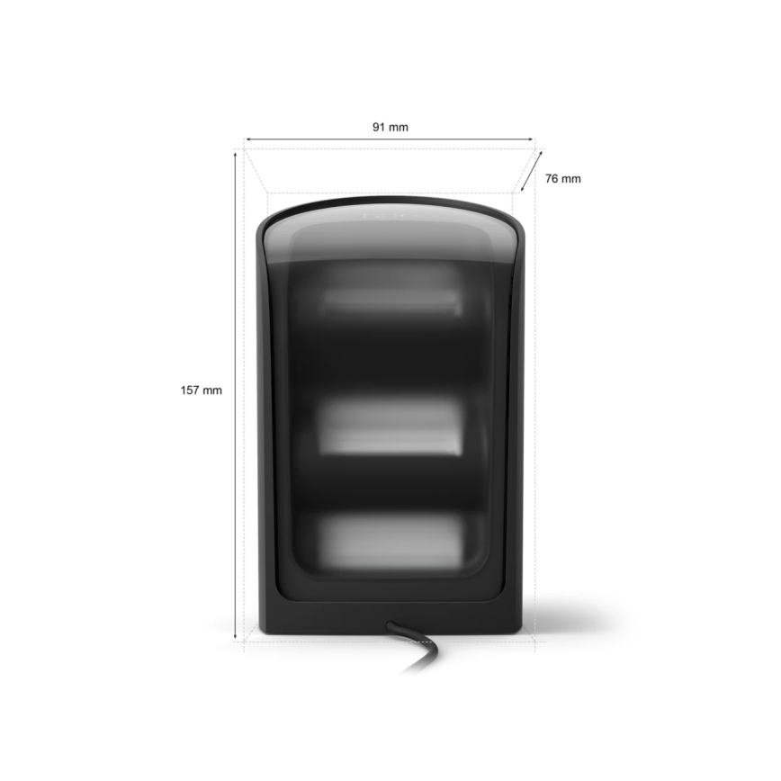 Philips – 2 kpl setti RGBW-himmennettävät Hue PLAY -projektivalaisimet, LED/20W/230V, 2000–6500K, musta