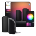 Philips – 2 kpl setti RGBW-himmennettävät Hue PLAY -projektivalaisimet, LED/20W/230V, 2000–6500K, musta
