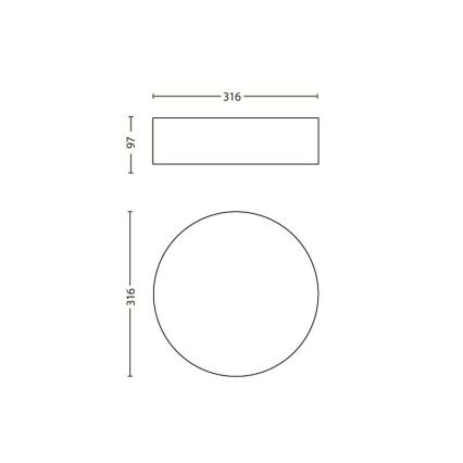 Philips - Kattovalo 2xE27/23W/230V