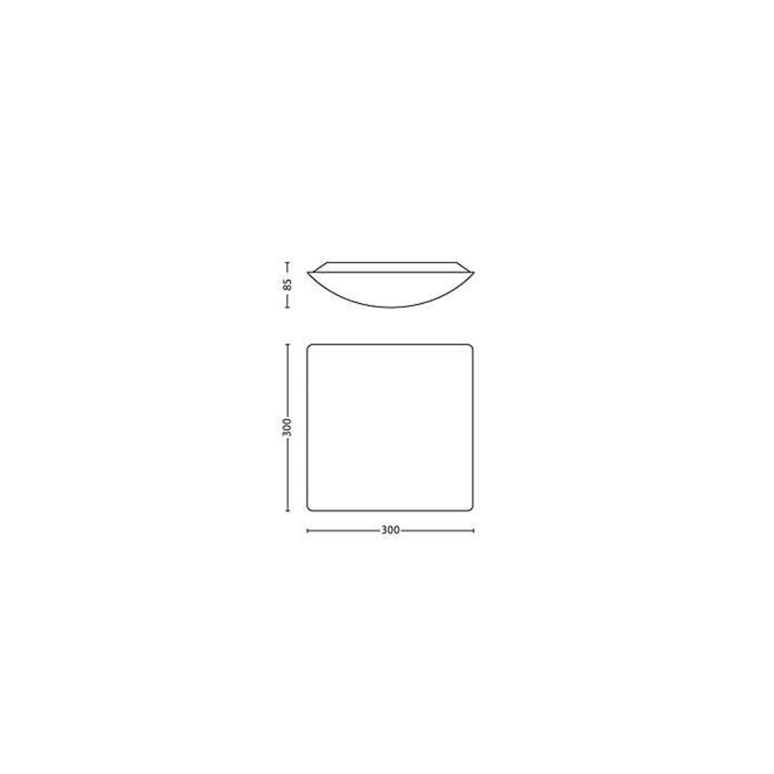 Philips - LED-kattovalaisin 1xLED/17W/230V