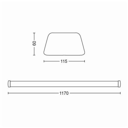 Philips - Keittiökaappien alla oleva LED-valo LED/50W/230V 4000K