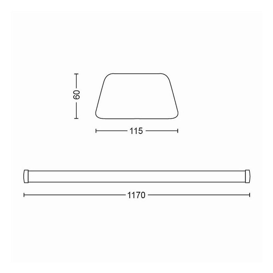 Philips - Keittiökaappien alla oleva LED-valo LED/50W/230V 4000K