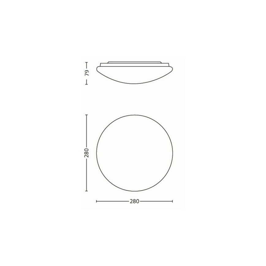 Philips - LED-kattovalaisin LED/9,6W/230V