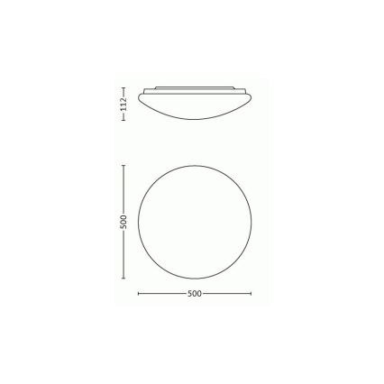 Philips - LED-kattovalaisin LED/36W/230V