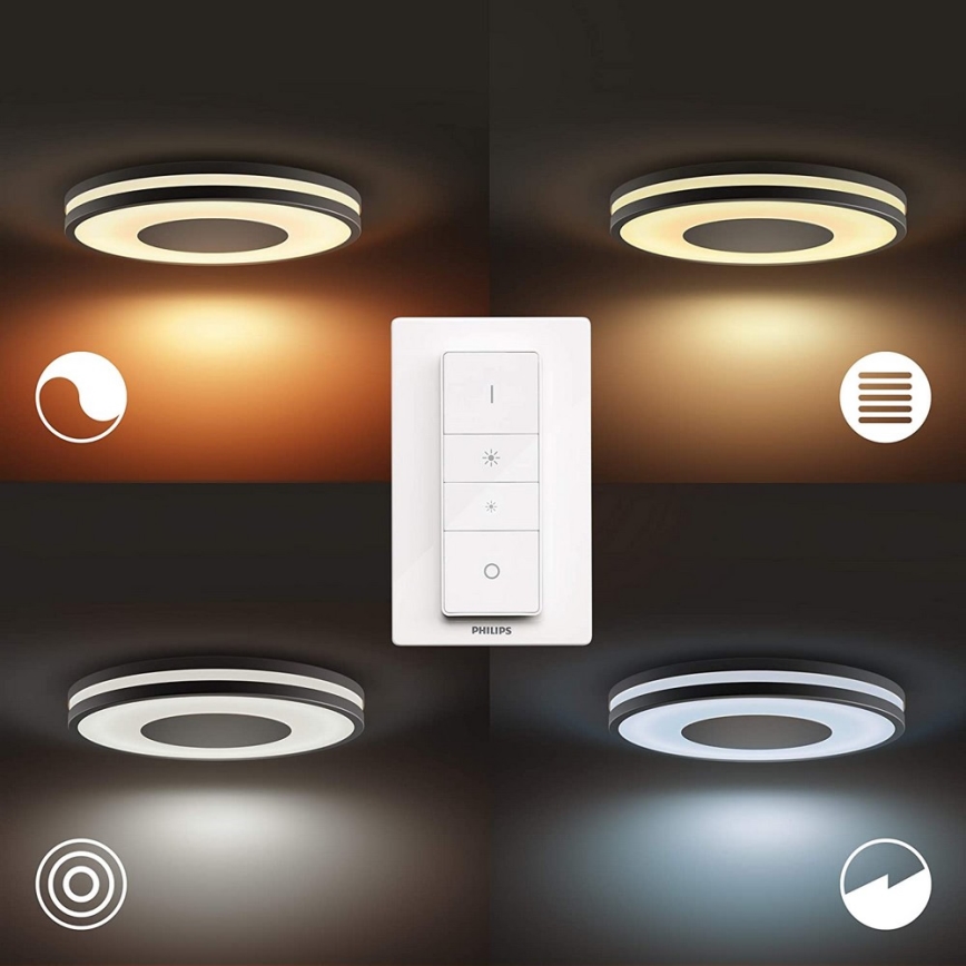 Philips - LED Himmennysvalo Hue BEING LED/27W/230V + Kauko-ohjaus