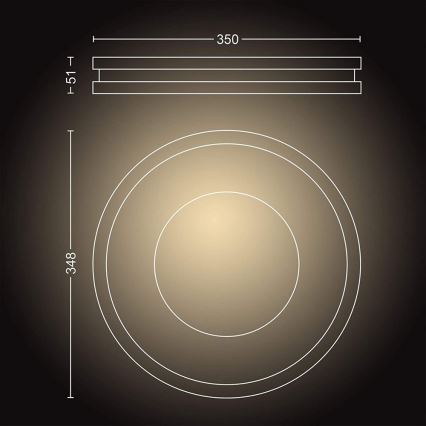 Philips - LED Himmennysvalo Hue BEING LED/27W/230V + Kauko-ohjaus