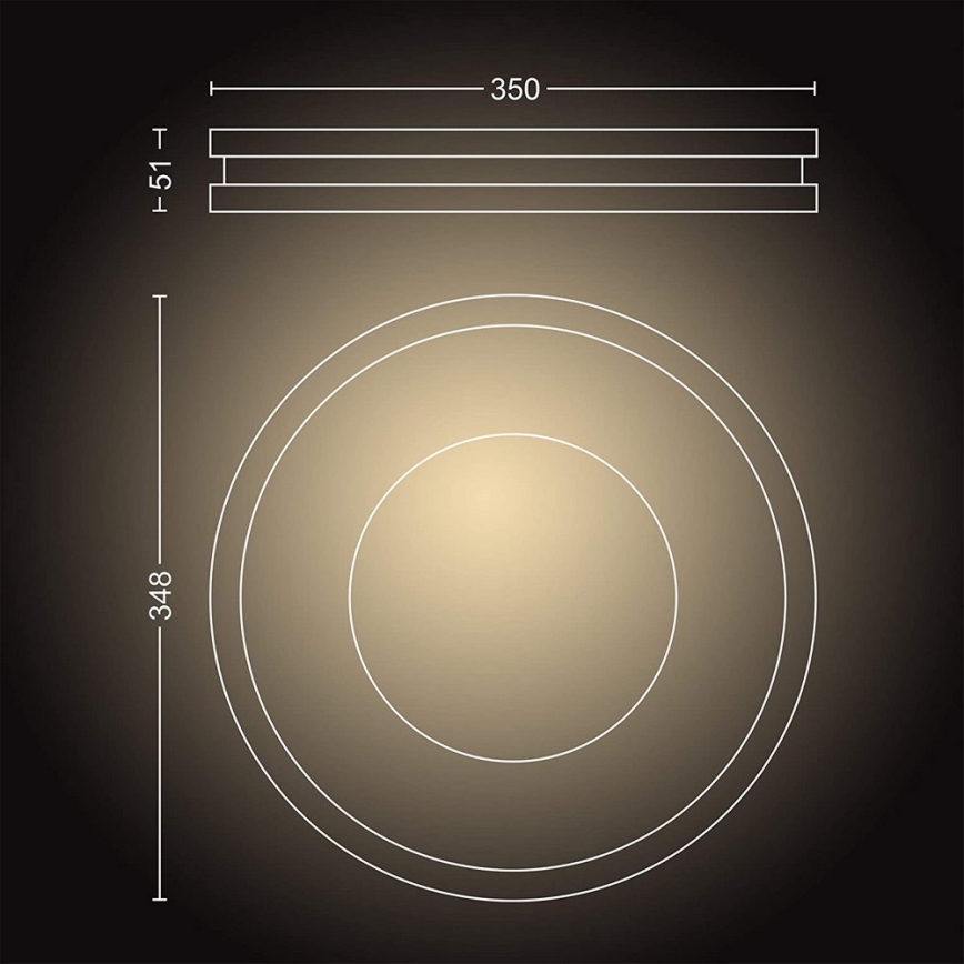 Philips - LED Himmennysvalo Hue BEING LED/27W/230V + Kauko-ohjaus