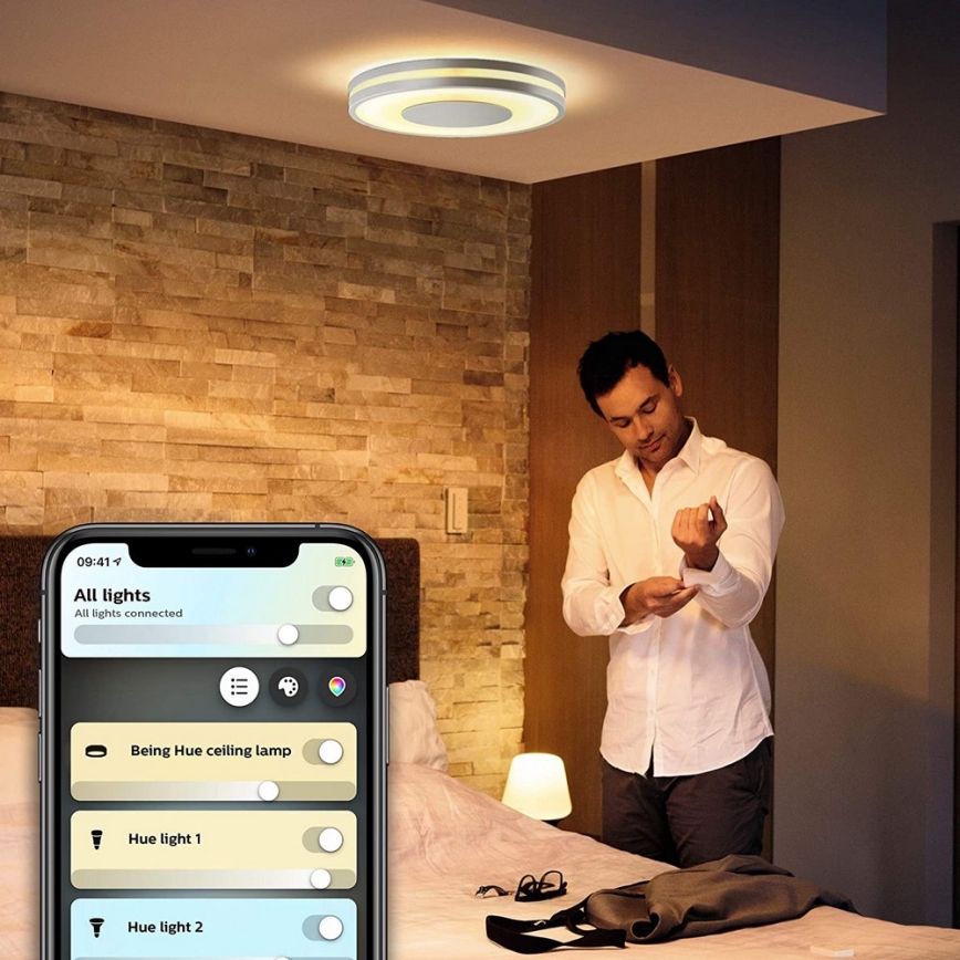 Philips - Hue BEING himmennettävä LED-valaisin LED/27W/230V + kaukosäädin
