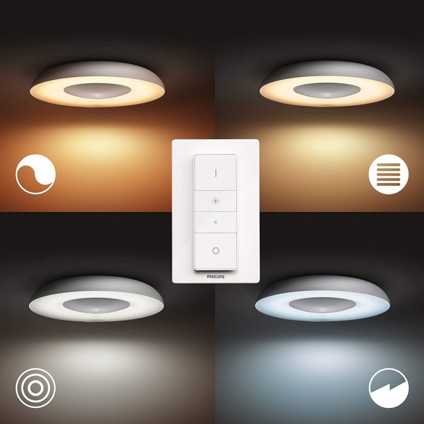 Philips - LED Himmennysvalo Hue STILL LED/27W/230V + Kauko-ohjaus