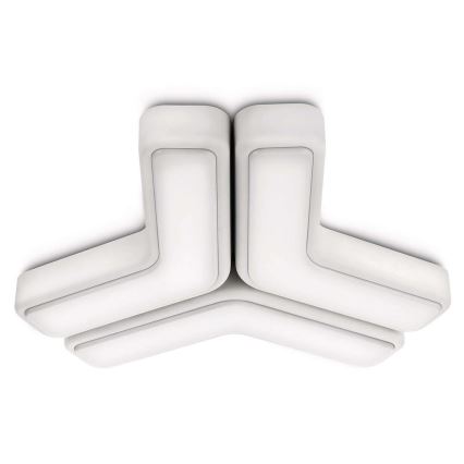 Philips 33100/31/16 - Seinävalaisin MYLIVING PLAYFUL 2x2G7/11W valkoinen